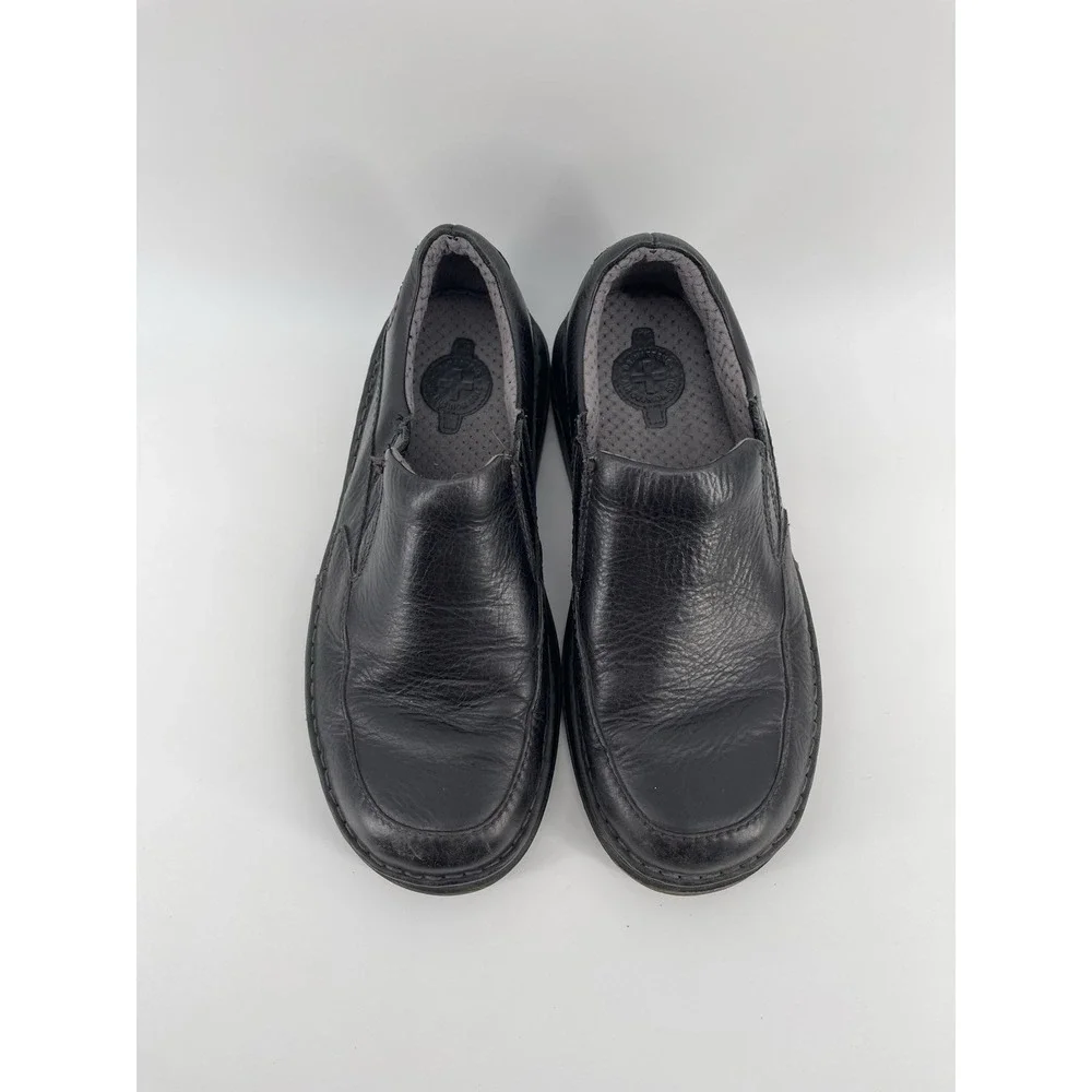 VTG Dr. Martens Neil‎ Slip On Shoes Men US 8 Black Leather Comfort Casual